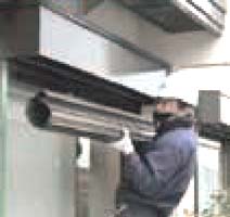 スラットカーテンを外す